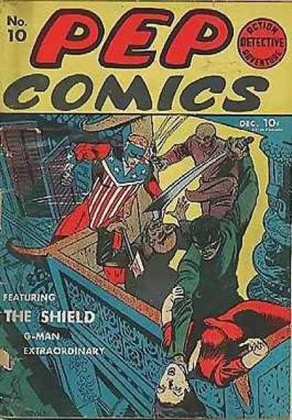 Pep Comics #10 cover