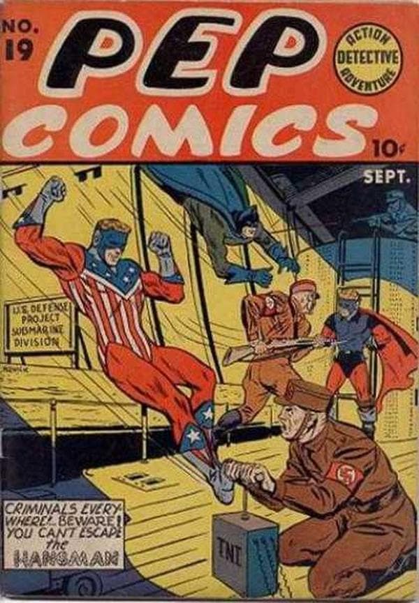 Pep Comics #19 cover