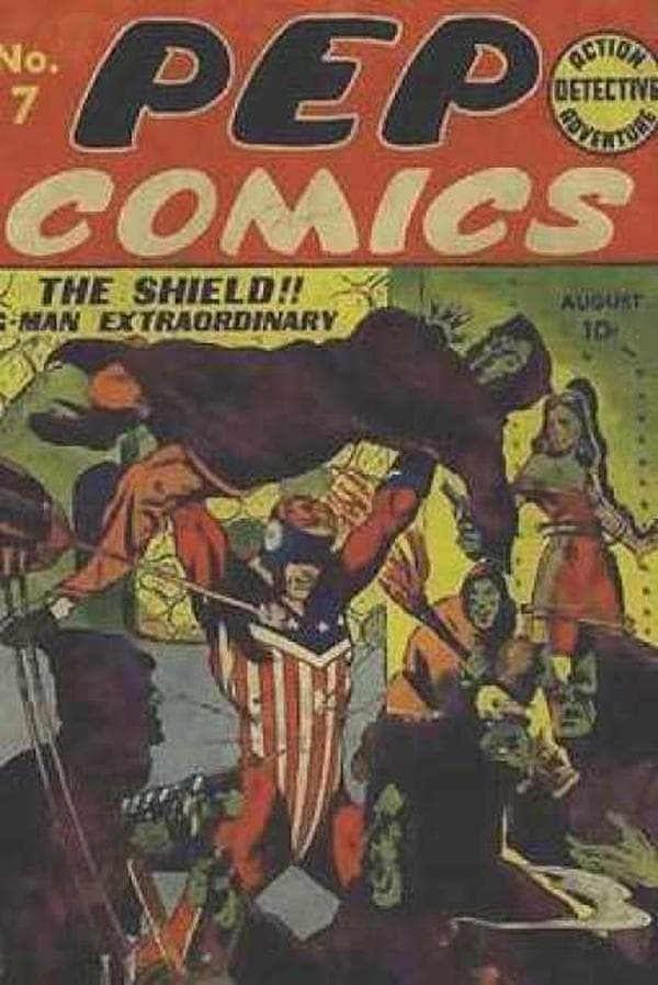 Pep Comics #7 cover