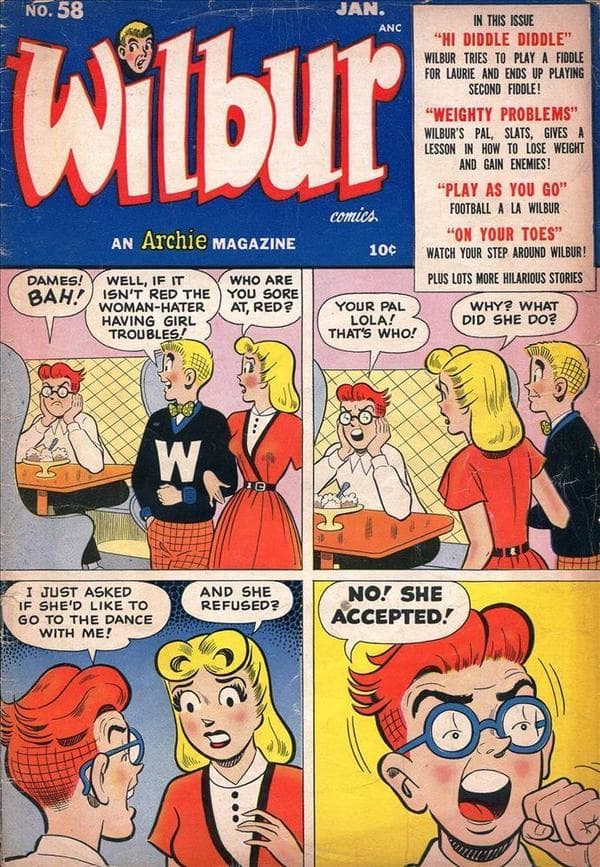 Wilbur Comics #58 cover