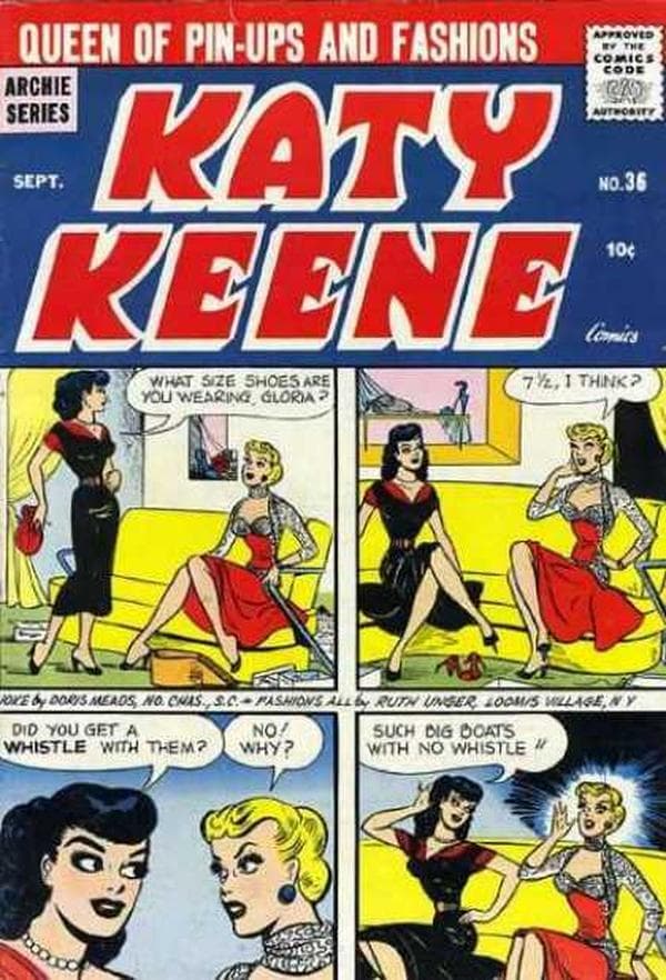 Katy Keene Comics #36 cover
