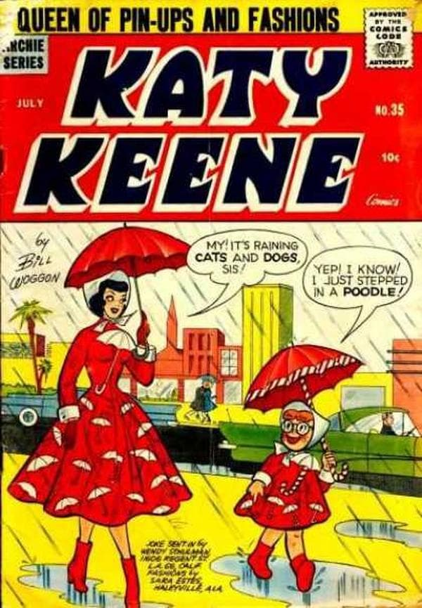Katy Keene Comics #35 cover