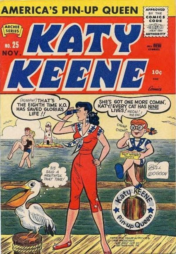 Katy Keene Comics #25 cover
