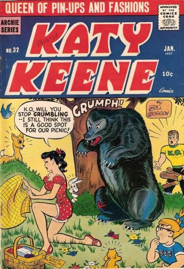 Katy Keene Comics #32 cover