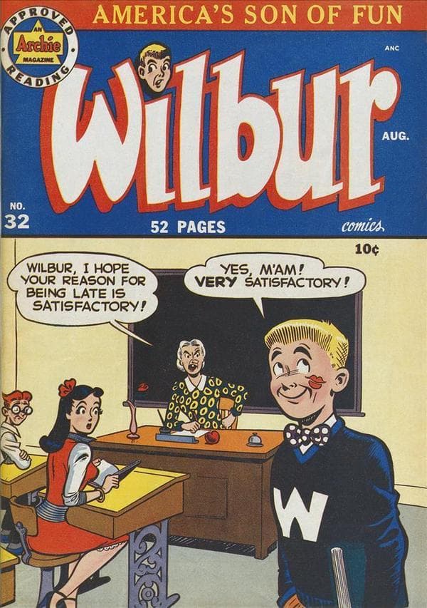 Wilbur Comics #32 cover