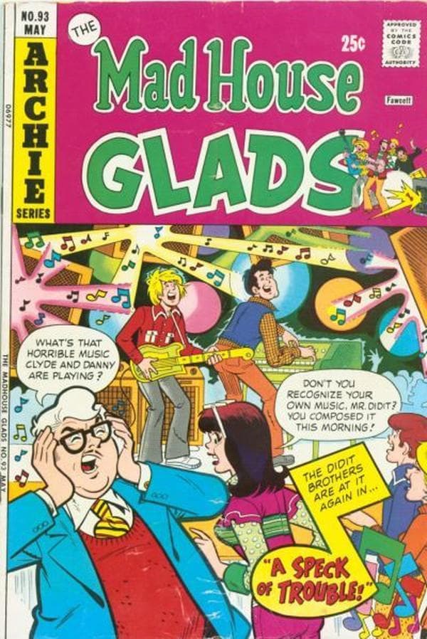 The Mad House Glads #93 cover