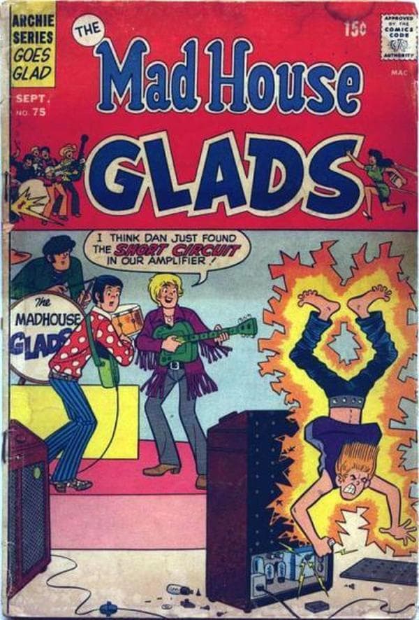 The Mad House Glads #75 cover