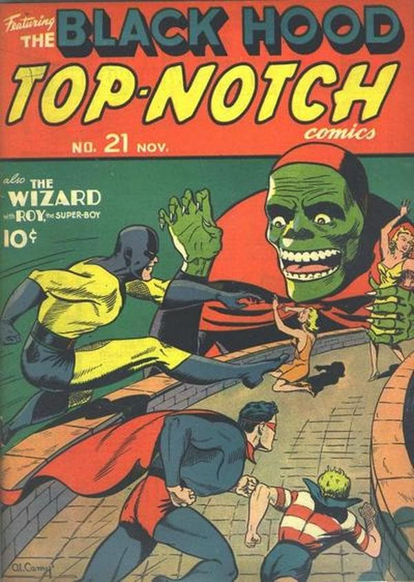 Top Notch Comics #21 cover