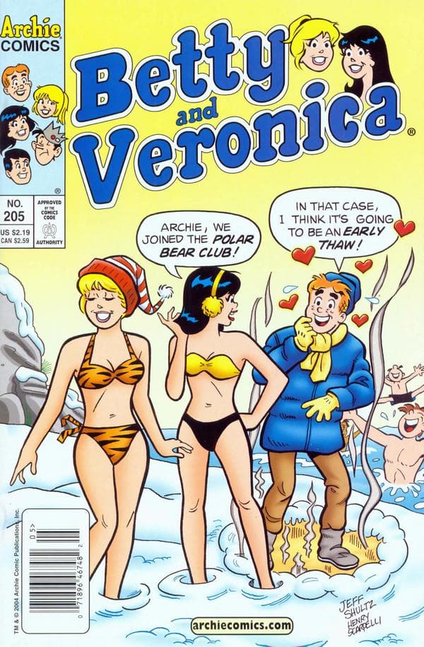 Betty and Veronica #205 cover