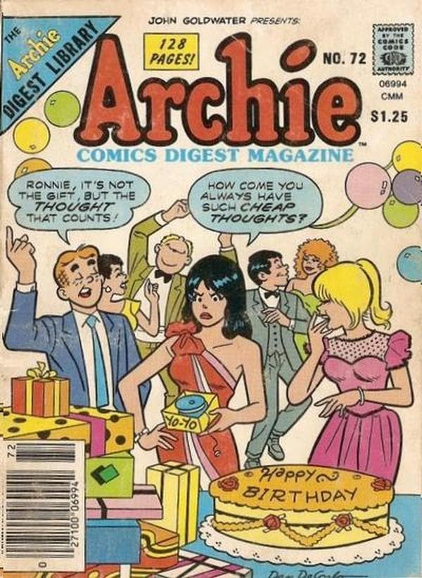 Archie Comics Digest #72