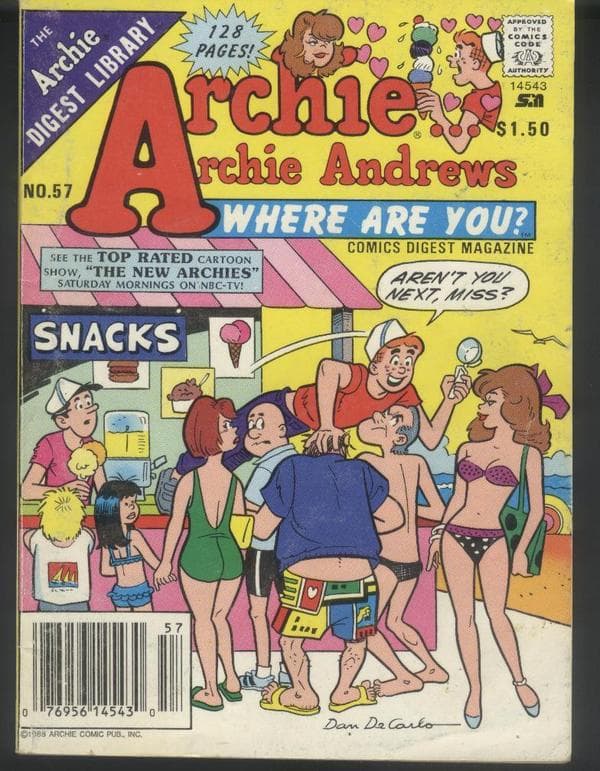 Archie... Archie Andrews, Where Are You? Comics Digest Magazine #57 cover