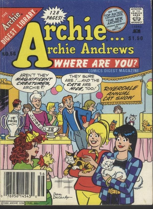 Archie... Archie Andrews, Where Are You? Comics Digest Magazine #56