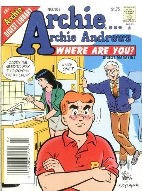 Archie... Archie Andrews, Where Are You? Comics Digest Magazine #107