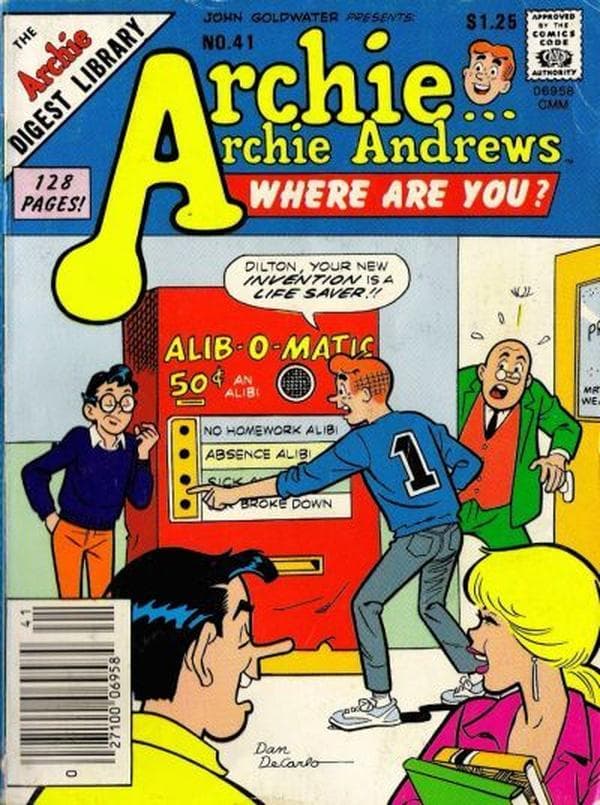 Archie... Archie Andrews, Where Are You? Comics Digest Magazine #41