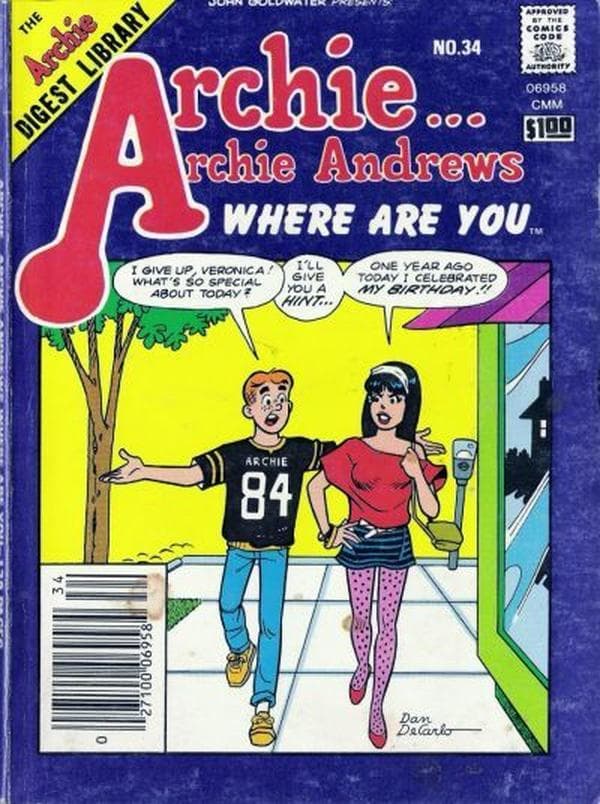Archie... Archie Andrews, Where Are You? Comics Digest Magazine #34