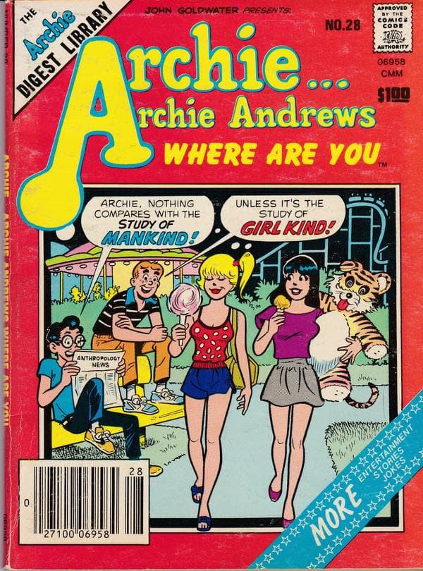 Archie... Archie Andrews, Where Are You? Comics Digest Magazine #28 cover