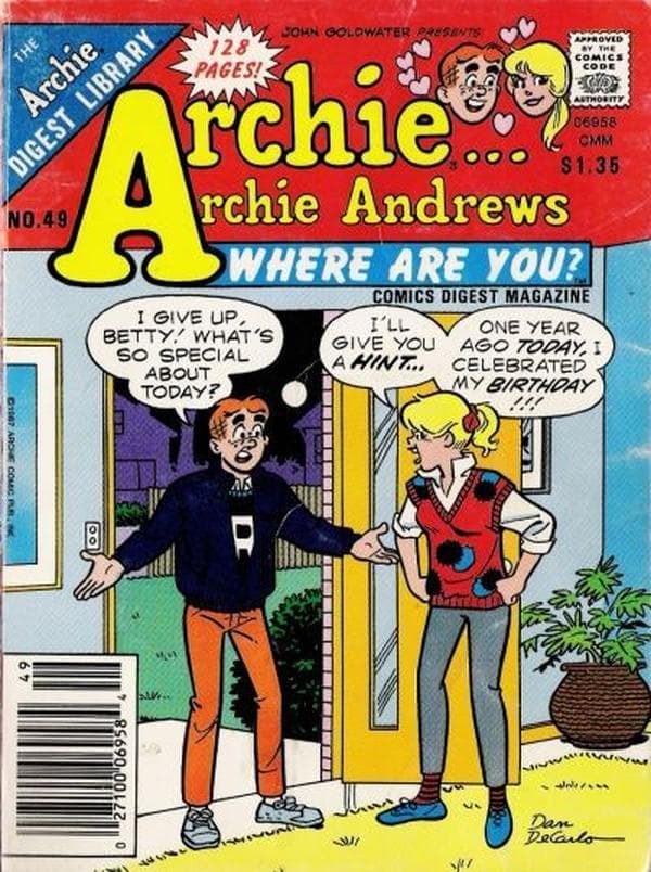 Archie... Archie Andrews, Where Are You? Comics Digest Magazine #49