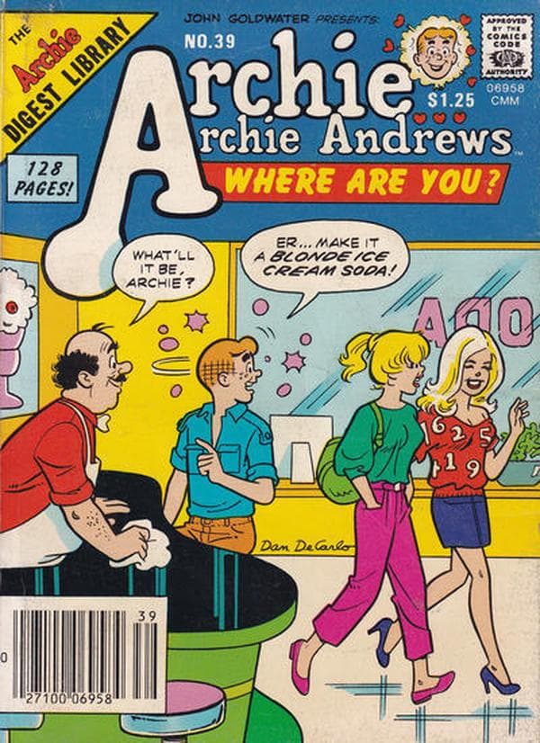 Archie... Archie Andrews, Where Are You? Comics Digest Magazine #39