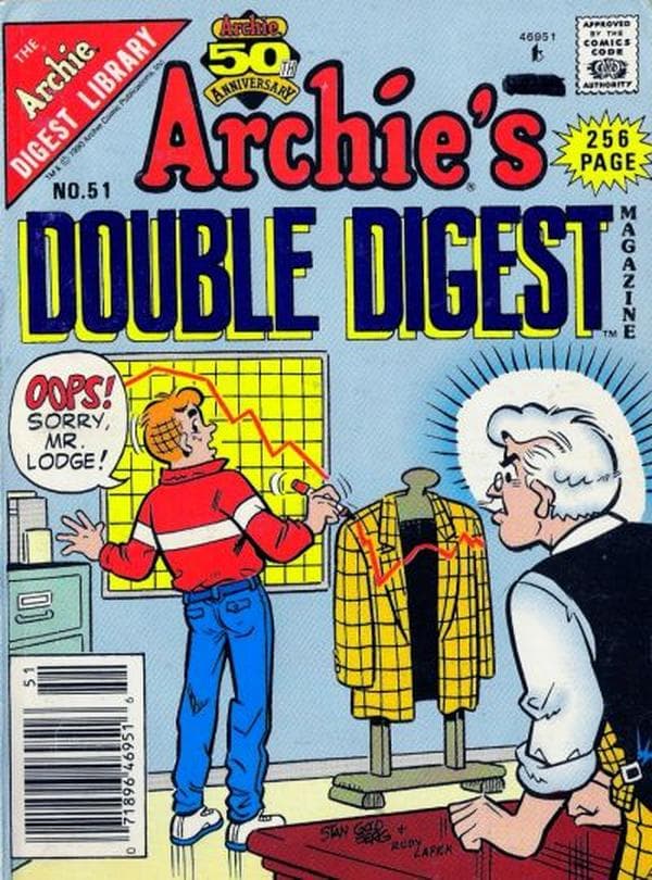 Archie's Double Digest Magazine #51 cover