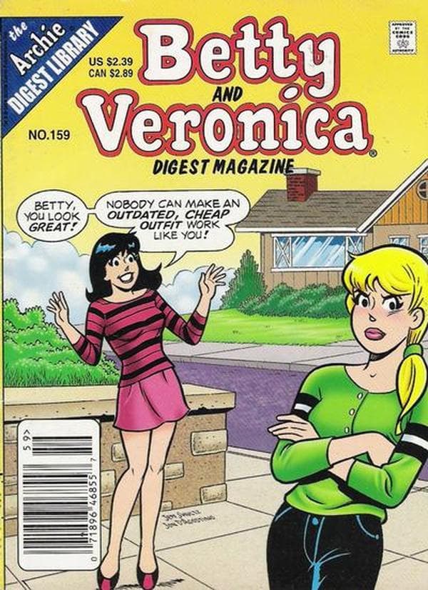Betty and Veronica Comics Digest Magazine #159