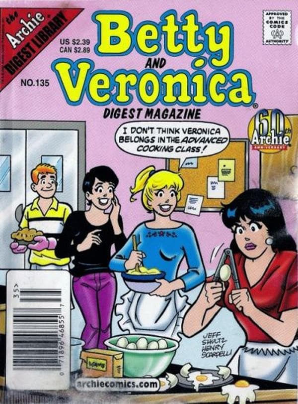 Betty and Veronica Comics Digest Magazine #135