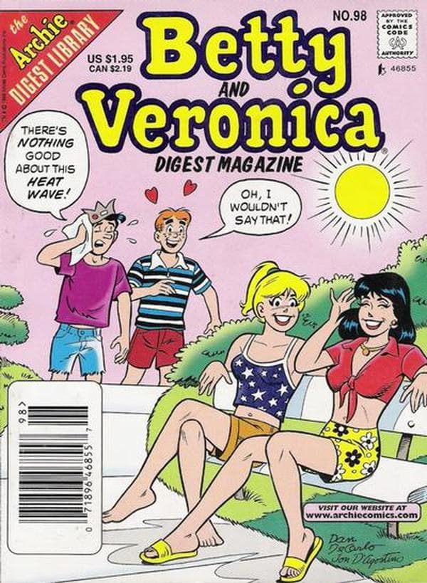 Betty and Veronica Comics Digest Magazine #98