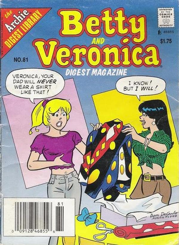 Betty and Veronica Comics Digest Magazine #81