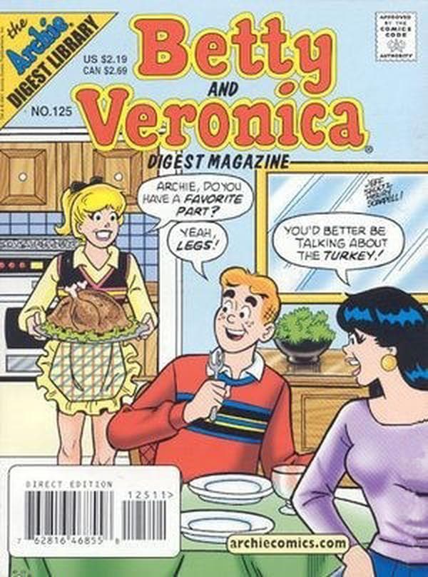 Betty and Veronica Comics Digest Magazine #125