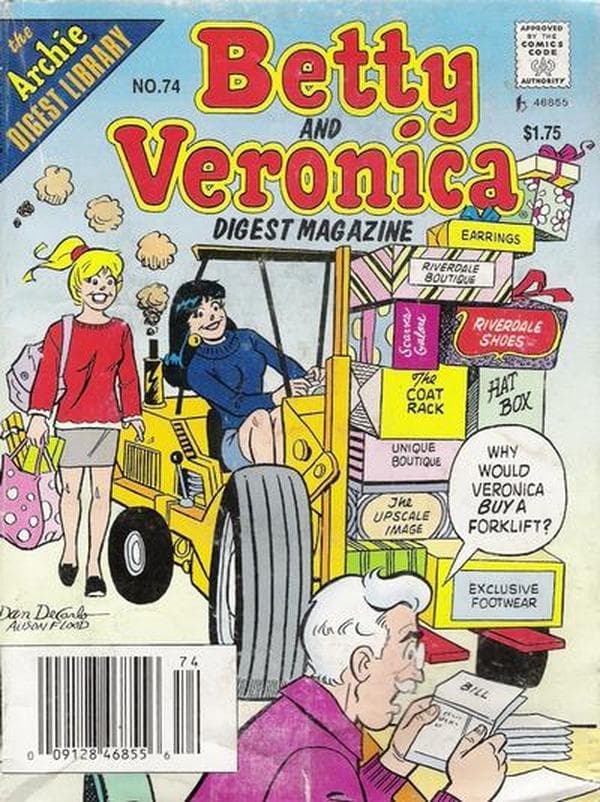 Betty and Veronica Comics Digest Magazine #74