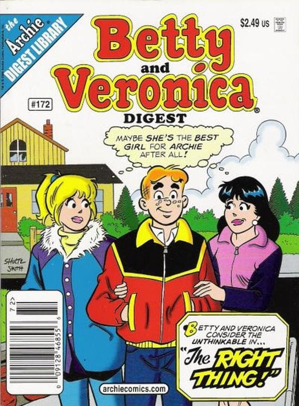 Betty and Veronica Comics Digest Magazine #172