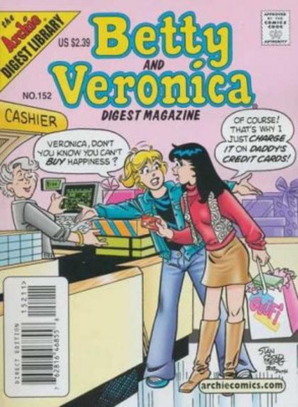 Betty and Veronica Comics Digest Magazine #152