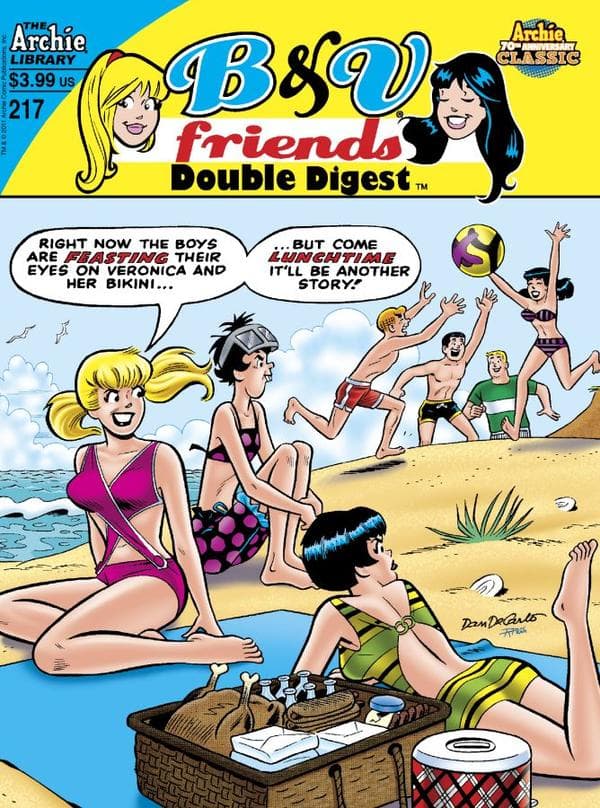 B&V Friends Double Digest Magazine #217 cover