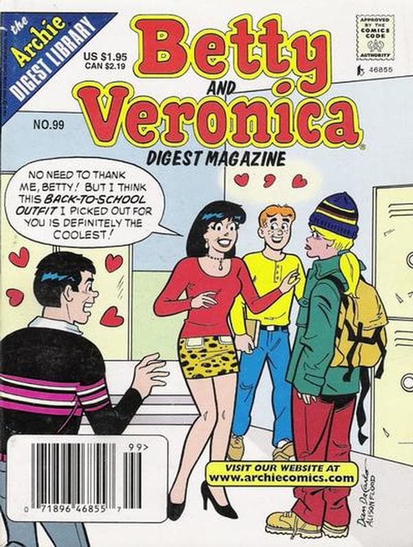 Betty and Veronica Comics Digest Magazine #99