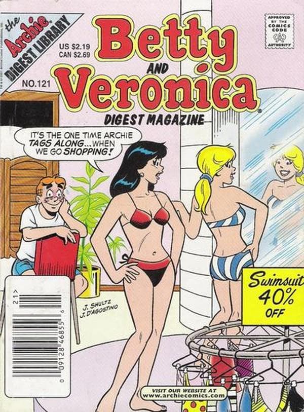 Betty and Veronica Comics Digest Magazine #121