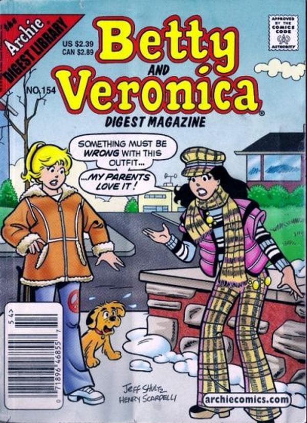 Betty and Veronica Comics Digest Magazine #154