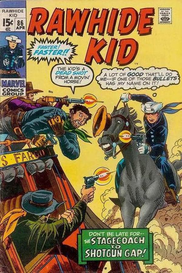 The Rawhide Kid #86 cover