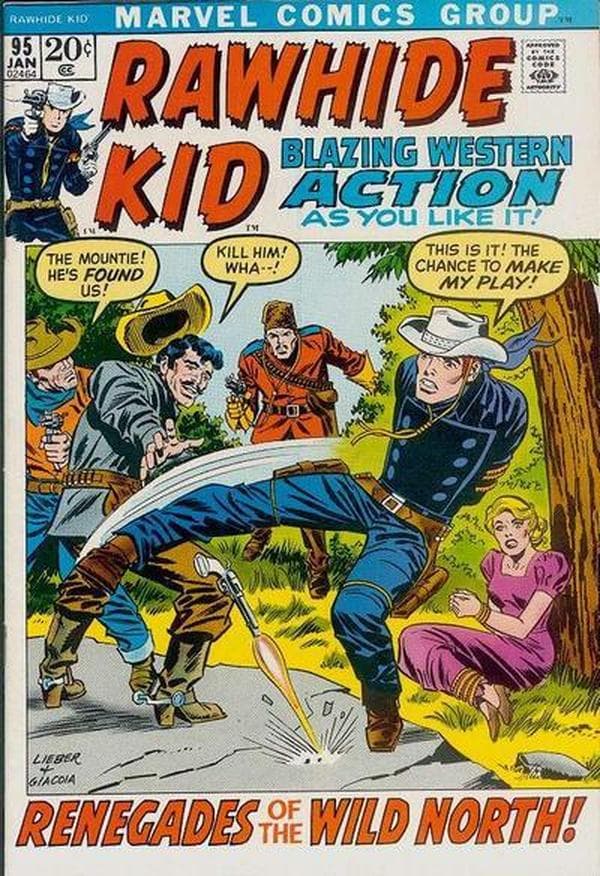The Rawhide Kid #95 cover