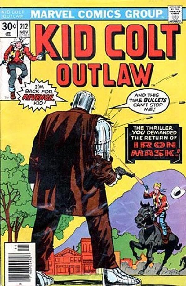 Kid Colt Outlaw #212 cover