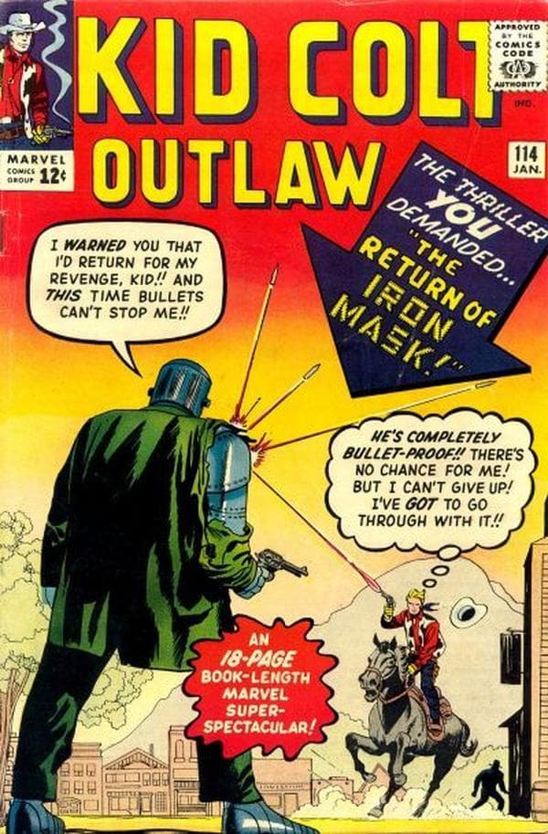 Kid Colt Outlaw #114 cover