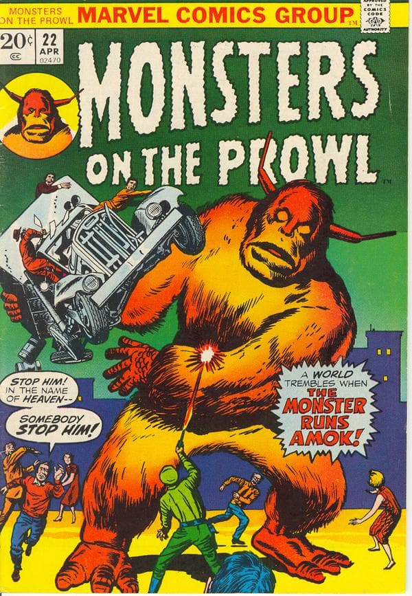 Monsters on the Prowl #22 cover