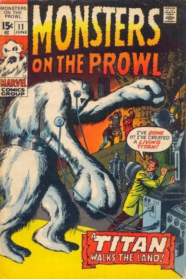 Monsters on the Prowl #11 cover