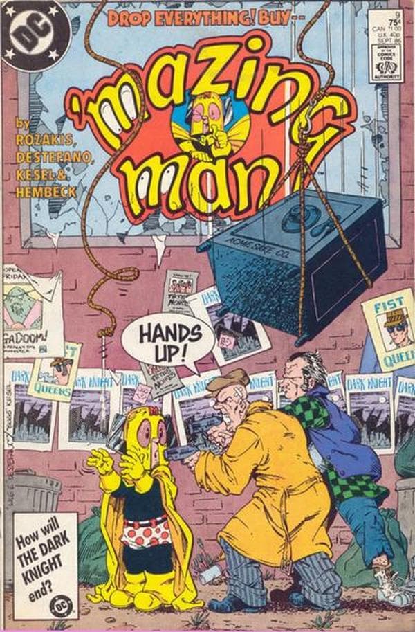 'Mazing Man #9 cover