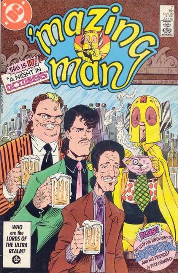 'Mazing Man #7 cover