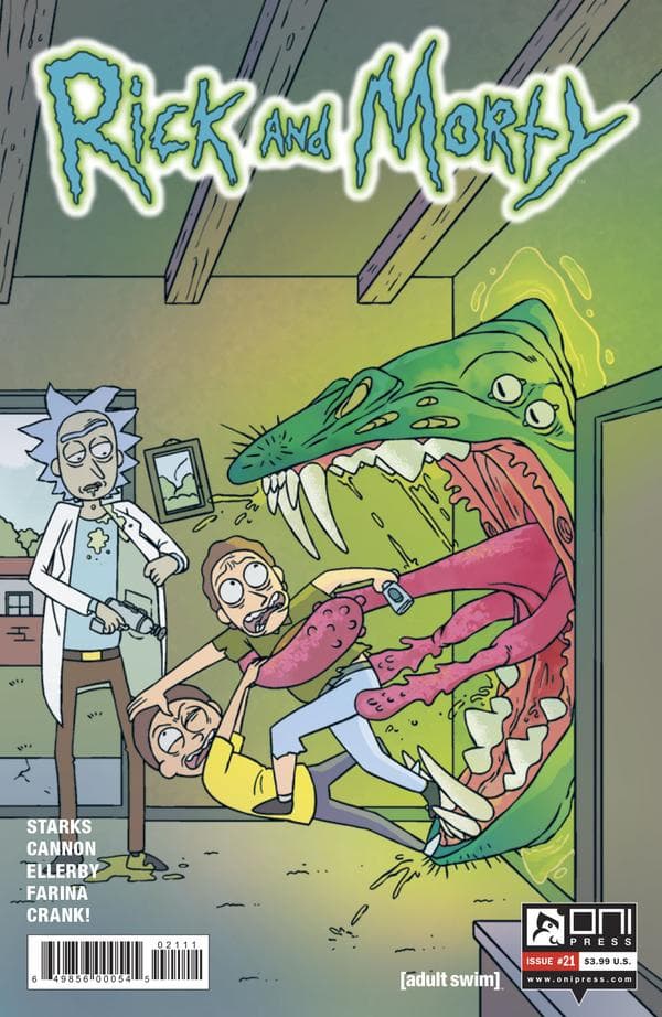 Rick and Morty #21 cover