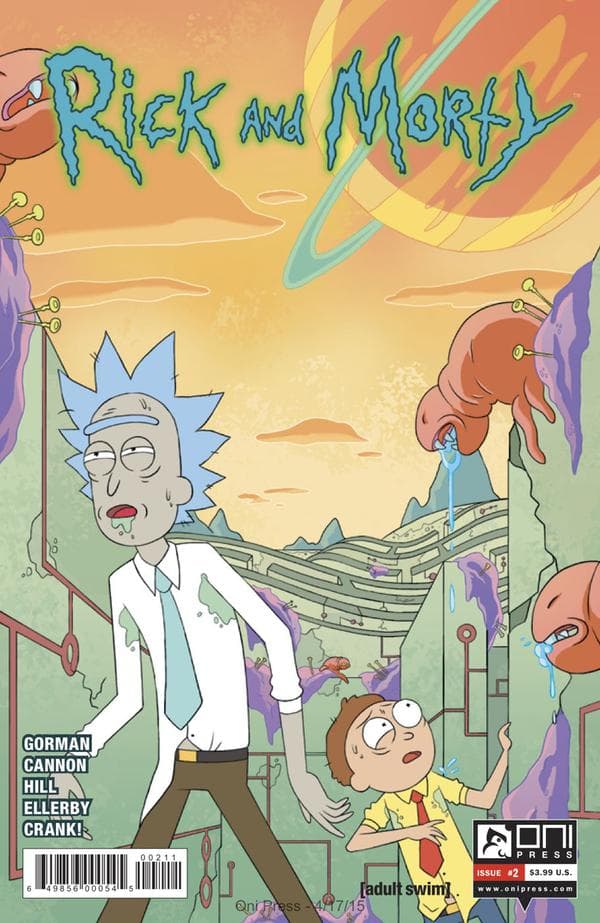 Rick and Morty #2 cover
