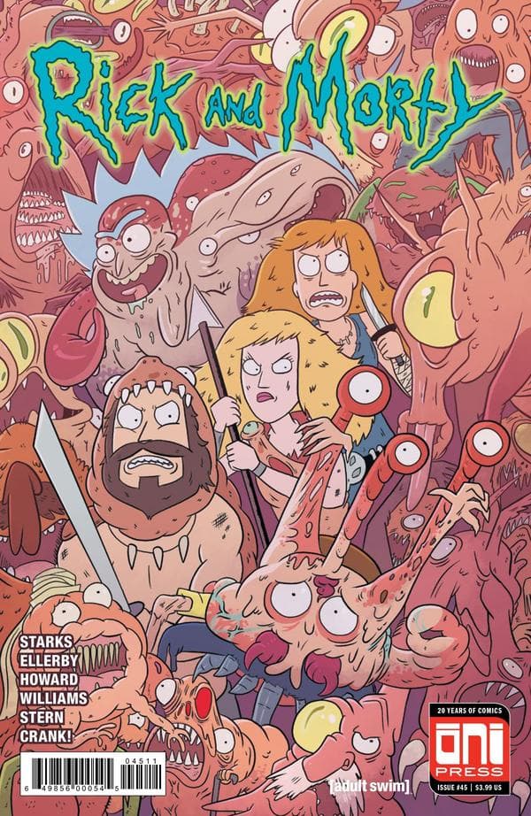 Rick and Morty #45 cover