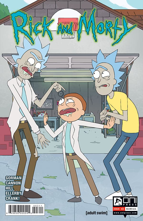 Rick and Morty #3 cover