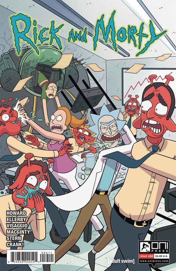 Rick and Morty #54 cover