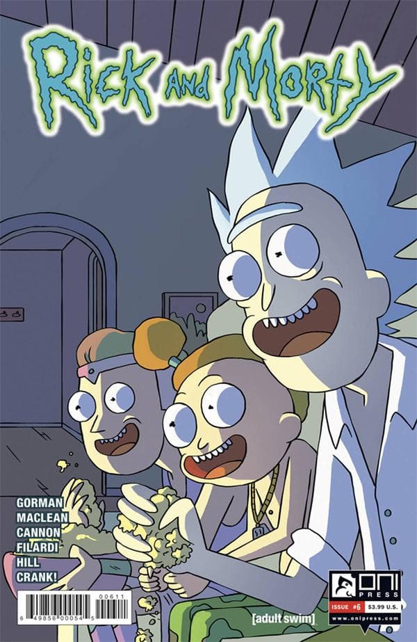 Rick and Morty #6 cover