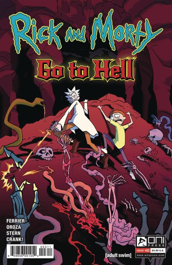 Rick and Morty Go To Hell #3 cover